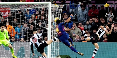 Luis Su�rez segundo en la tabla de goleadores en Espa�a