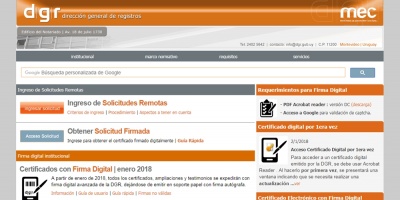 Habilitaron la emisi�n de certificados registrales a trav�s de Internet