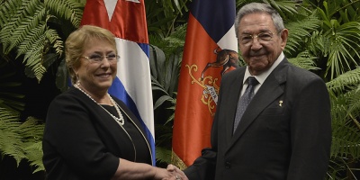 Bachelet visit� Cuba para "dialogar y discrepar", dice canciller chileno