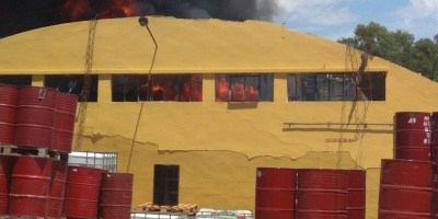 Ubicaron el cuerpo del operario de la f�brica que ardi�