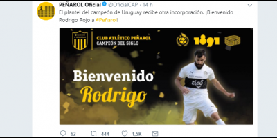 Pe�arol oficializa contrataci�n de Rojo