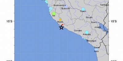 Al menos 2 muertos y 65 heridos por terremoto de magnitud 6,8 en sur de Per�
