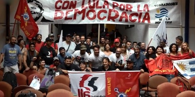 Representantes del Pit-Cnt respaldan a Lula en Brasil