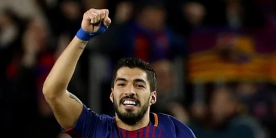 Su�rez a cuatro goles de Messi