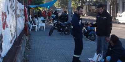Trabajadores de la Uni�n Ferroviaria mantienen ocupaci�n del taller del Servicio Log�stico