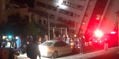 Taiw�n informa de personas atrapadas y da�os por terremoto de 6,0 grados