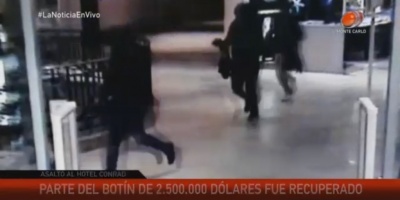 Varios detenidos tras el asalto a las joyer�as del Hotel Conrad en Punta del Este