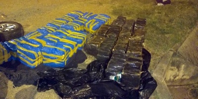 Procesada la pareja que transportaba 500 kg de marihuana en Maldonado