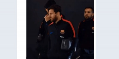 Surez, Messi y Alba en un video viral