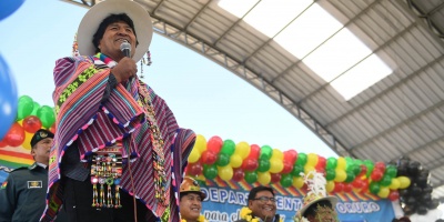 El pueblo de Evo Morales celebra el primer a�o del museo dedicado a su figura