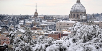 Italia, afectada por ola de fr�o e intensas nevadas, tambi�n en Roma