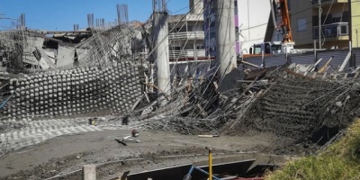Ascienden a seis los muertos por derrumbe de muro en una obra en Argentina