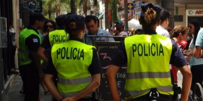 Operativo policial por el D�a Internacional de la Mujer