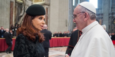 Cristina lleg� al Vaticano para encuentro con Francisco