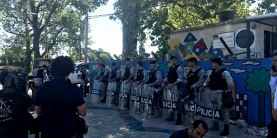 Un ni�o fue baleado en una plaza de Casavalle