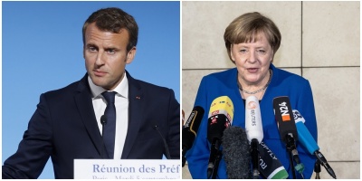 Macron, cuarto presidente franc�s que recibe a Merkel tras su investidura