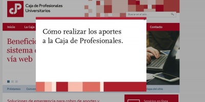 Aportes a la Caja de Profesionales se puede realizar por la web