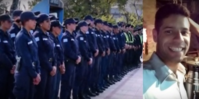 Fueron inhumados los restos del polic�a asesinando en Villa Quebracho