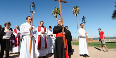 Por primera vez Iglesia Catolica, Anglicana y Luterana celebraron juntas Viernes Santo