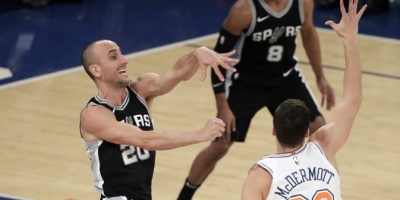 Gin�bili, a los 40 a�os, bate otra marca de equipo con los Spurs