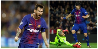 Su�rez y Messi aprovechan el descanso de Cristiano