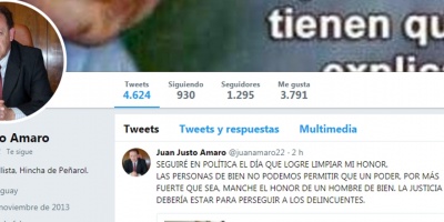 Juan Justo Amaro Cedrs anunci que se aleja de la poltica