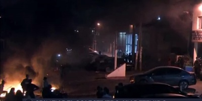 Conductores de mnibus cortan autopista en Buenos Aires por asesinato de chofer