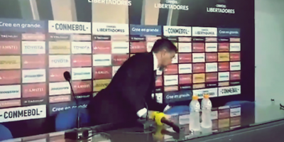 Ramos se cruz con un periodista paraguayo 