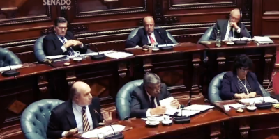 Senado vot de forma negativa la censura a Bonomi