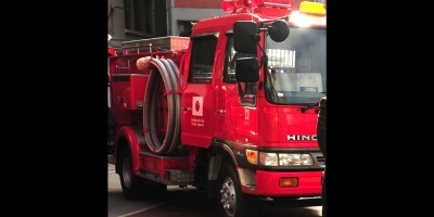 Un incendio afect a un restaurante de Bulevar Espaa y Paullier
