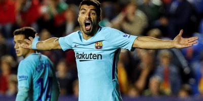 Luis Surez alcanza a Cristiano Ronaldo en goles