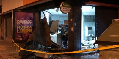 Explotaron un cajero automtico en Pocitos