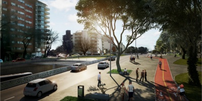 Iniciaron obras en Avenida Italia que se extendern por tres meses