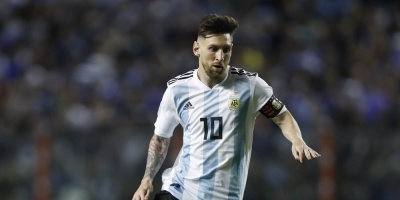 Con triplete de Messi, Argentina se despidi� con una goleada ante Hait�