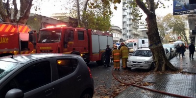 Bomberos investiga causas de incendio en boliche bailable
