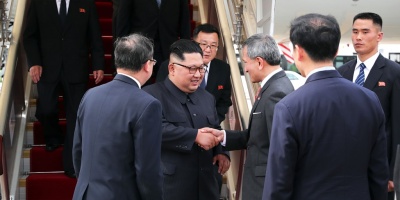 Kim Jong-un llega a Singapur para la cumbre con Donald Trump