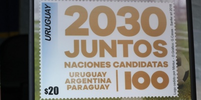 Presentaron sello para impulsar la candidatura conjunta al Mundial 2030