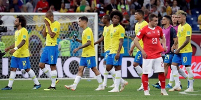 Brasil empat� ante Suiza en su debut mundialista