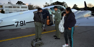 La Fuerza A�rea realiz� el traslado de un paciente desde el Interior