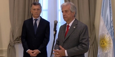 V�zquez resalt� relaci�n con Argentina al inaugurar embajada