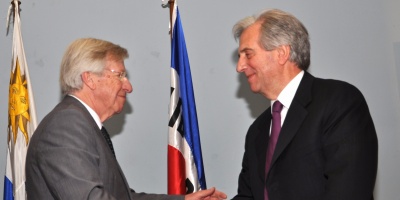 V�zquez dijo que es "imposible" que el FA pierda la elecci�n y anunci� acuerdos nacionales en temas prioritarios