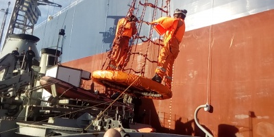 Exitoso operativo en alta mar