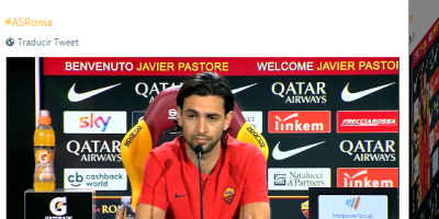 Roma anuncia la llegada de Pastore por 24,7 millones de euros
