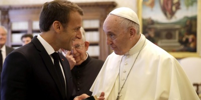 El papa y Macron hablaron de inmigraci�n, conflictos y proyecto europeo