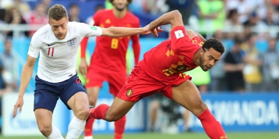 Bélgica derrotó a Inglaterra por 1 a 0 y se clasificó a octavos del Mundial