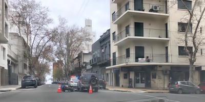 Un motonetista result lesionado en accidente de trnsito en el Centro