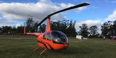 Un helicptero aterriz de emergencia en El Jagel