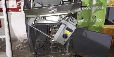 Otra vez: Robaron cajero mediante explosin