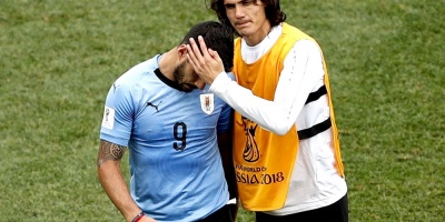 Surez: "La baja de Cavani ha sido esencial para Uruguay"