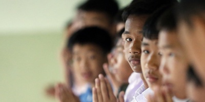 Los nios rescatados en Tailandia se renen con sus familiares